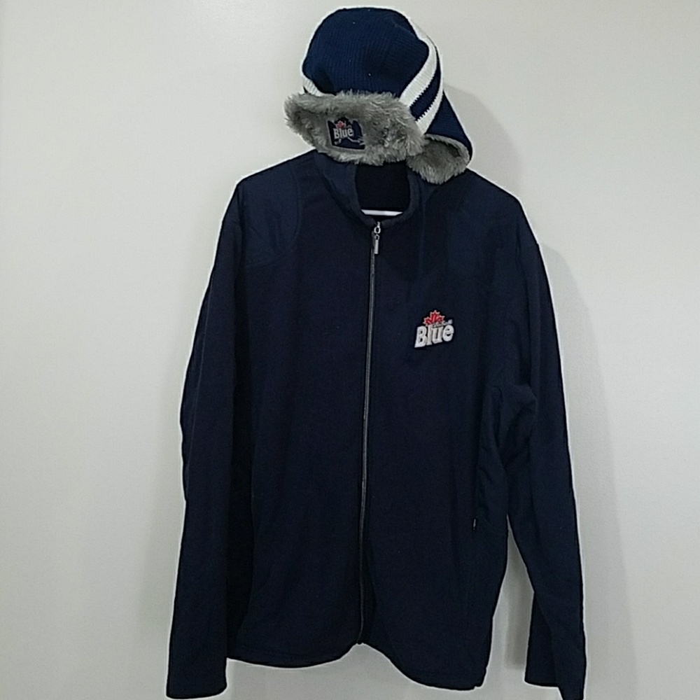 Labatt Blue jacket and hat